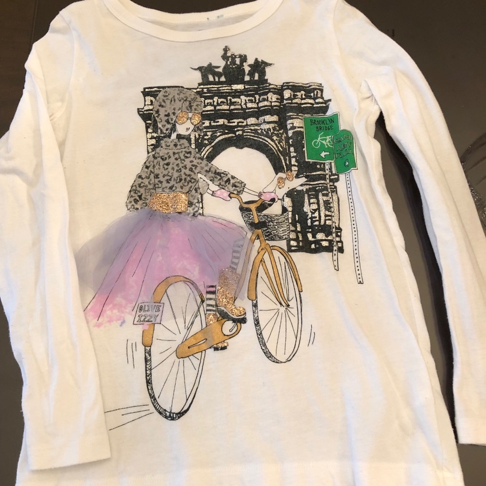 J crew kids adorable long sleeve t-shirt